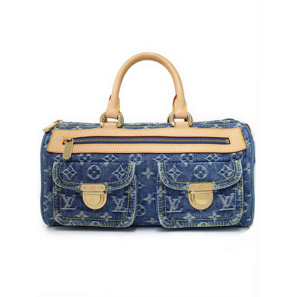 Louis Vuitton Monogram Denim Speedy Neo Handbag - Picture 1 of 8